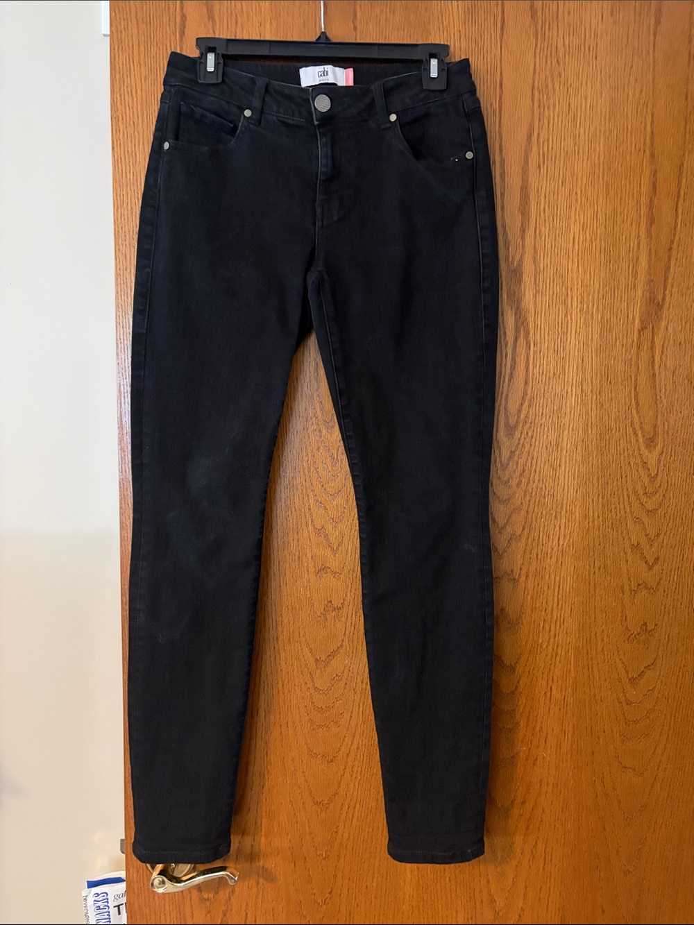 CAbi Black Skinny High-Rise Jeans